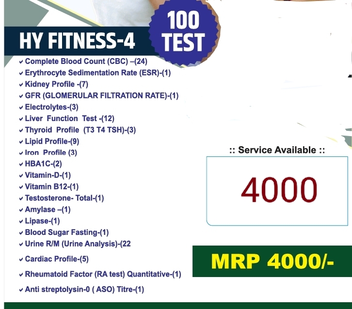 FULL BODY HEALTH CHECK - UP(100 TEST) 1.5